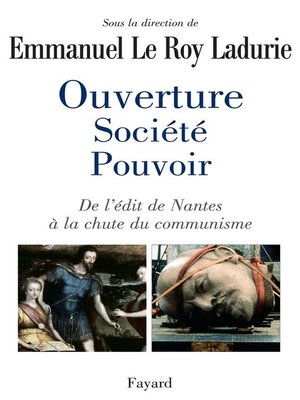 cover image of Ouverture, société, pouvoir